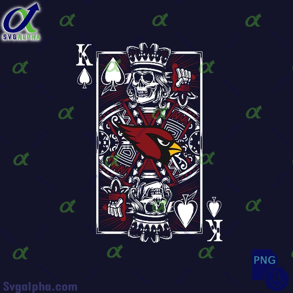 Cardinals King Card Design Bold Edgy And Gameready Artwork Png