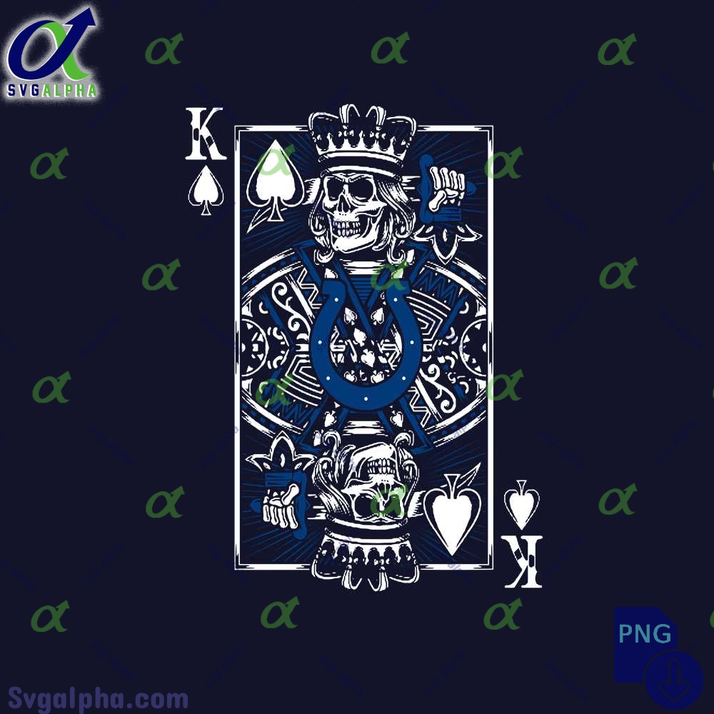 Colts King Card Design Bold Edgy And Gameready Artwork Png
