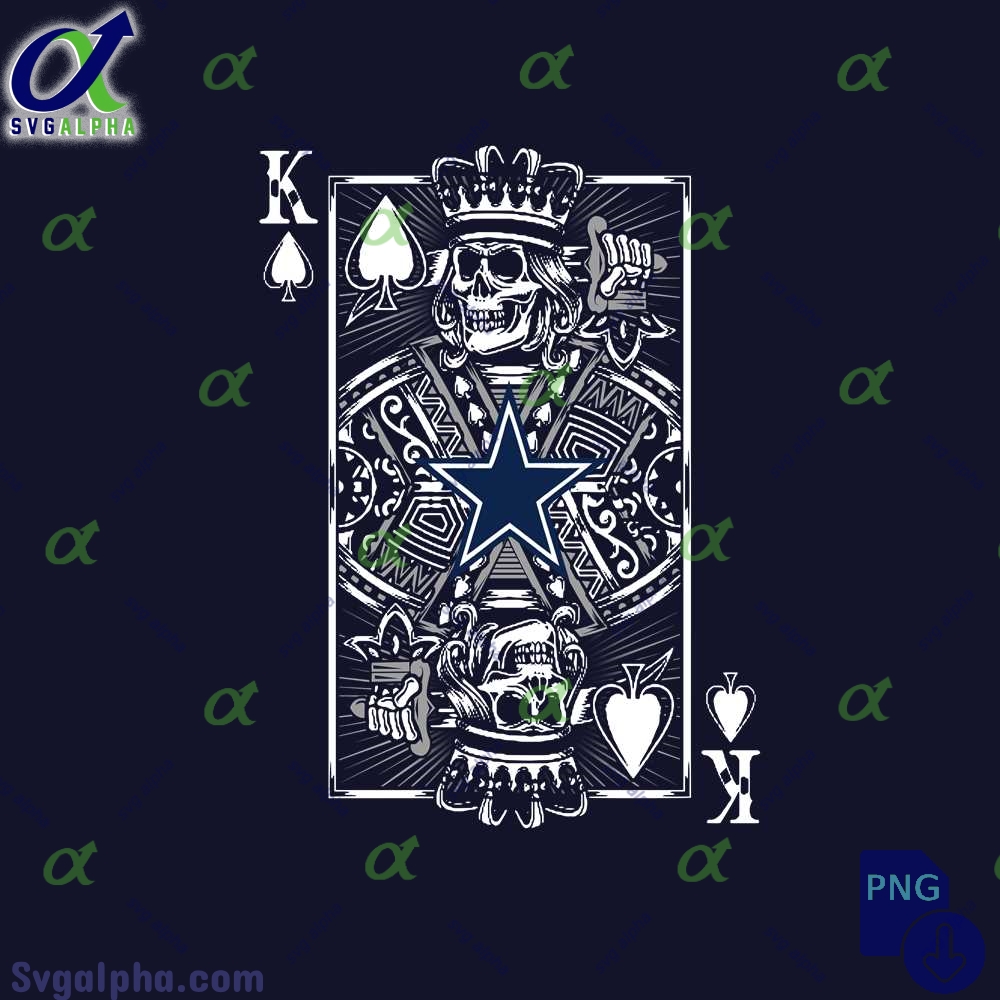 Cowboys King Card Design Bold Edgy And Gameready Artwork Png