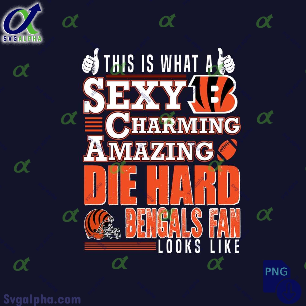 Funny And Bold Fan Shirt Design For Proud Bengals Supporters Who Want To Show Off Their Team Spirit Png