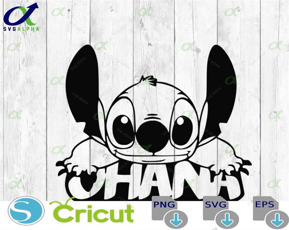 Ohana Svg Lilo And Stitch Clipart Files For Cricut Silhouette