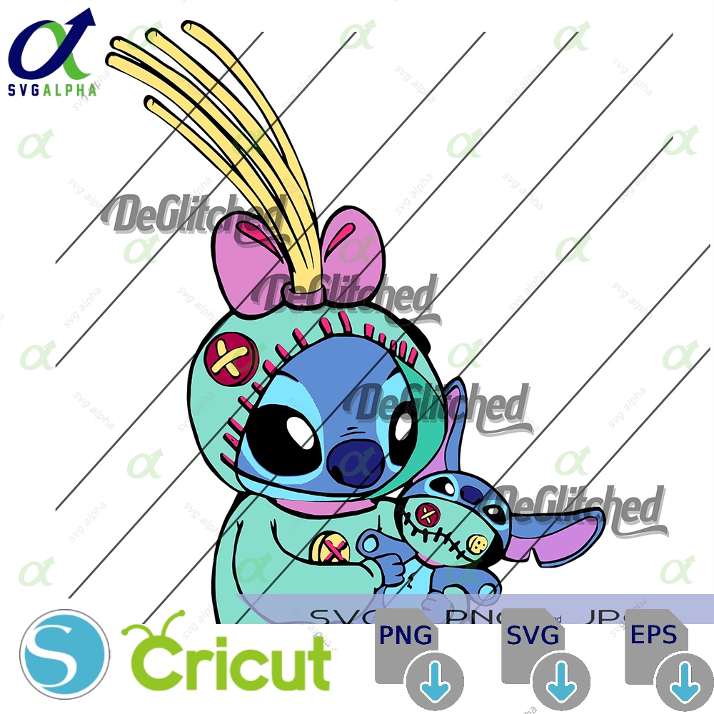 Stitch As Scrump Svg Layered Png Cut Files