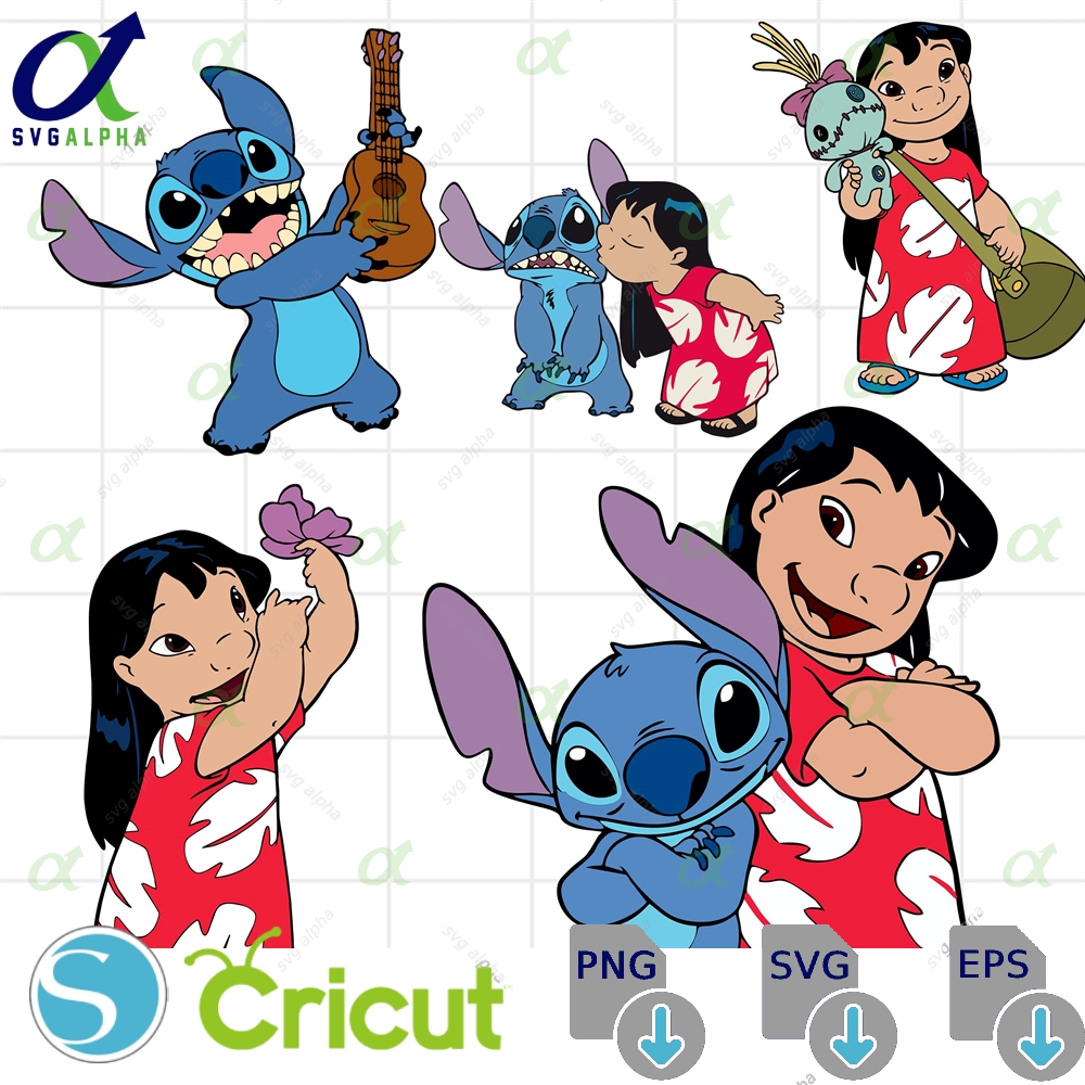Stitch Png Lilo And Clipart Bundle Shirt Instant Download