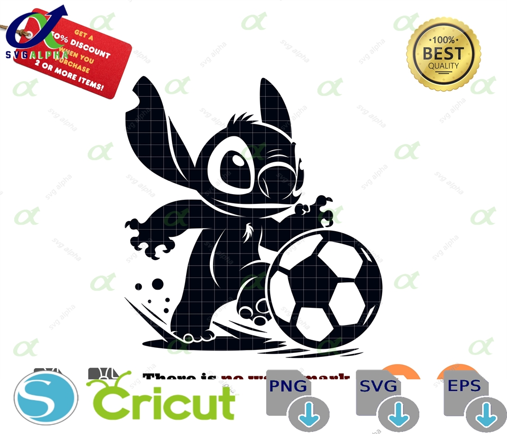 Stitch Soccer Svg And Png Sports Theme Digital Art 300 Ppi