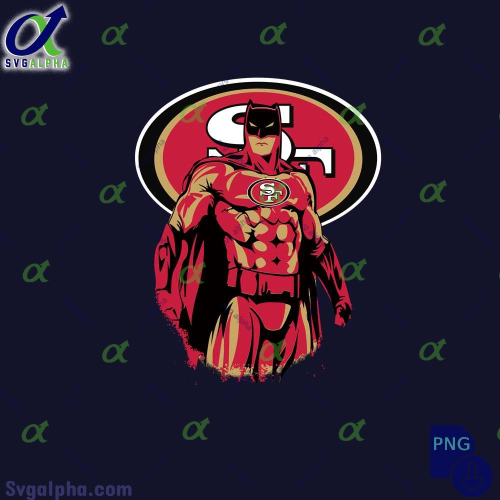 49ers Batman Png Superhero Art Png File Download
