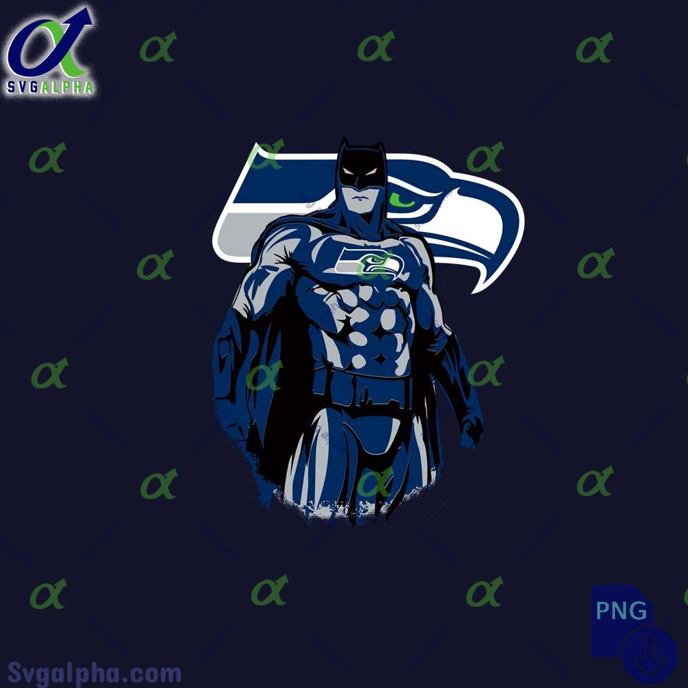 Seahawks Batman Png Superhero Art Png File Download