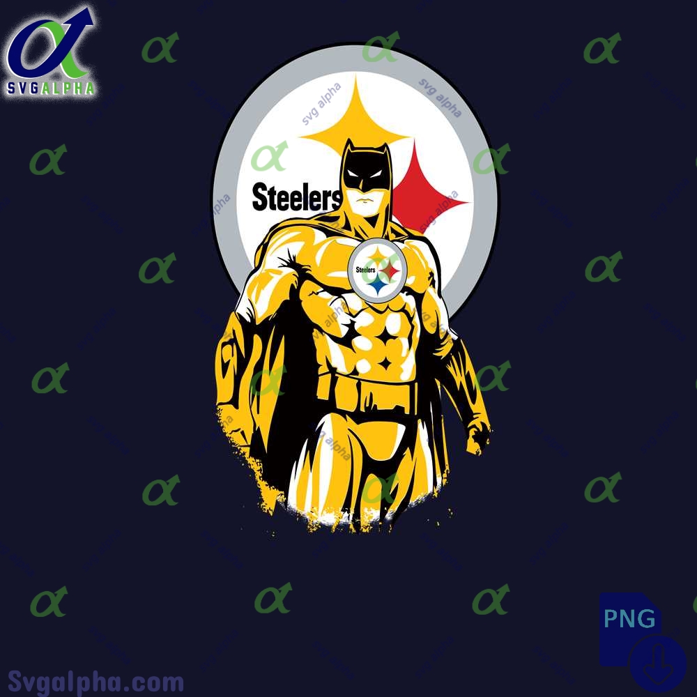 Steelers Batman Png Superhero Art Png File Download