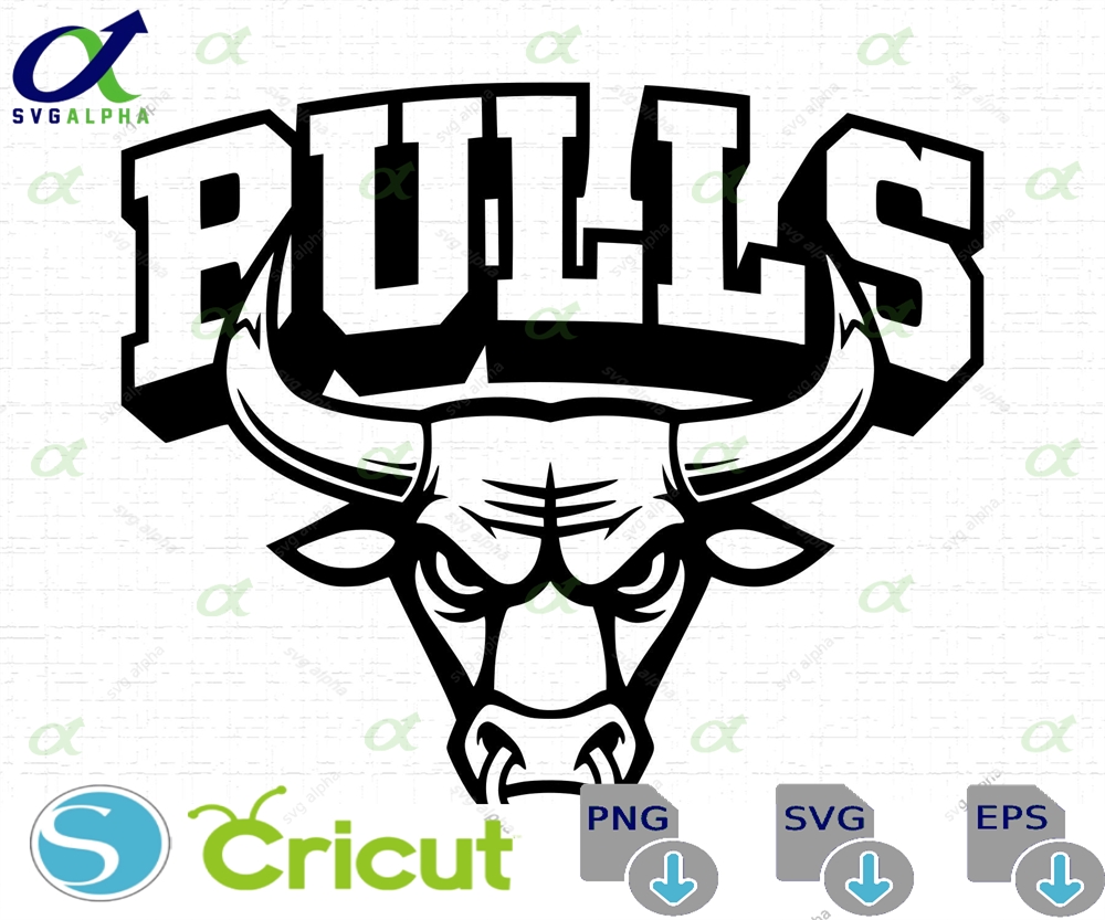 Bulls Mascot Svg Roaring Bull Head Tshirt Design Sport Team Football Game Day Baseball Cut Files Png Instant Download