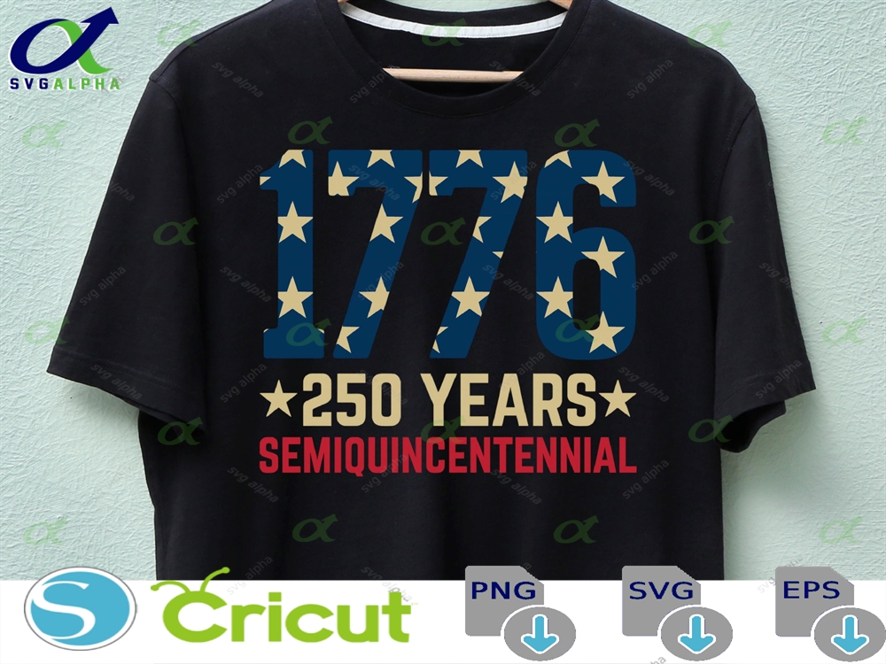 1776 Semiquincentennial Design Usa 250 Years Anniversary Svg Png