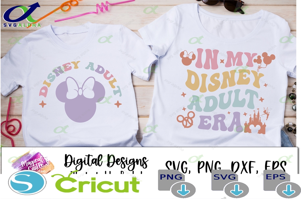In My Adult Era Svg Family Vacation Minnie Mouse Mom Trip Magical Kingdom Head Pocket Digital Download