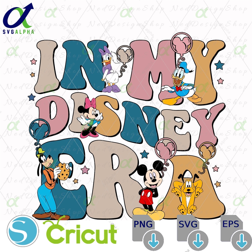 In My Magica Era Svg Family Trip Magical Kingdom Vacay Mode Retro Mouse Ear Png Files For Print Instant Download