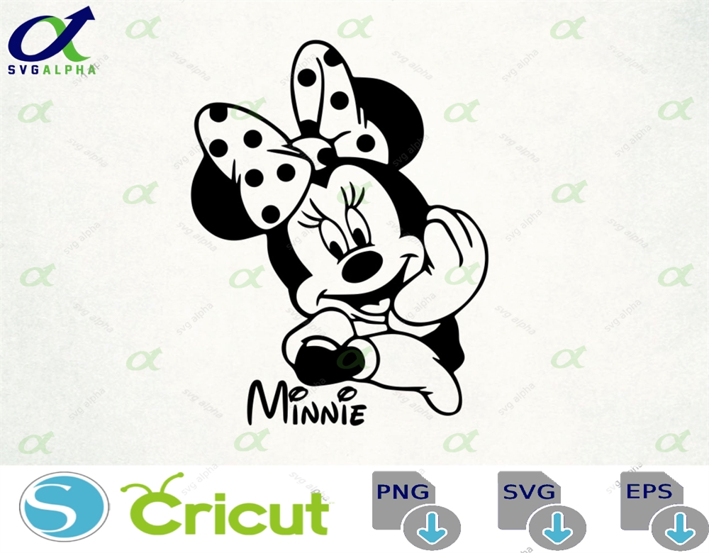 Minnie Autograph Instant Download Digital File Svg Png Eps Jpg And Dxf Clip Art For Cricut Silhouette Other Cutting Software