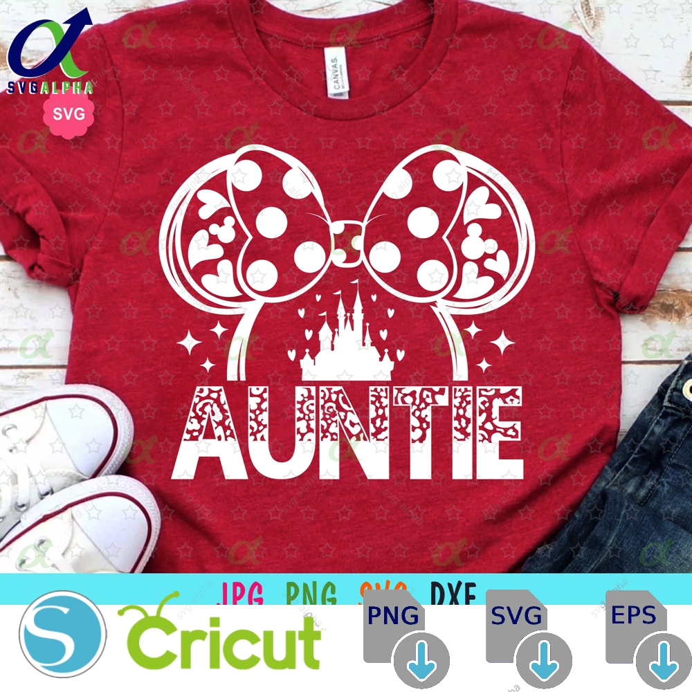 Mouse Auntie Leopard Svg For Cricut Birthday Print Tshirt Family Trip Ears Best Mama Ever