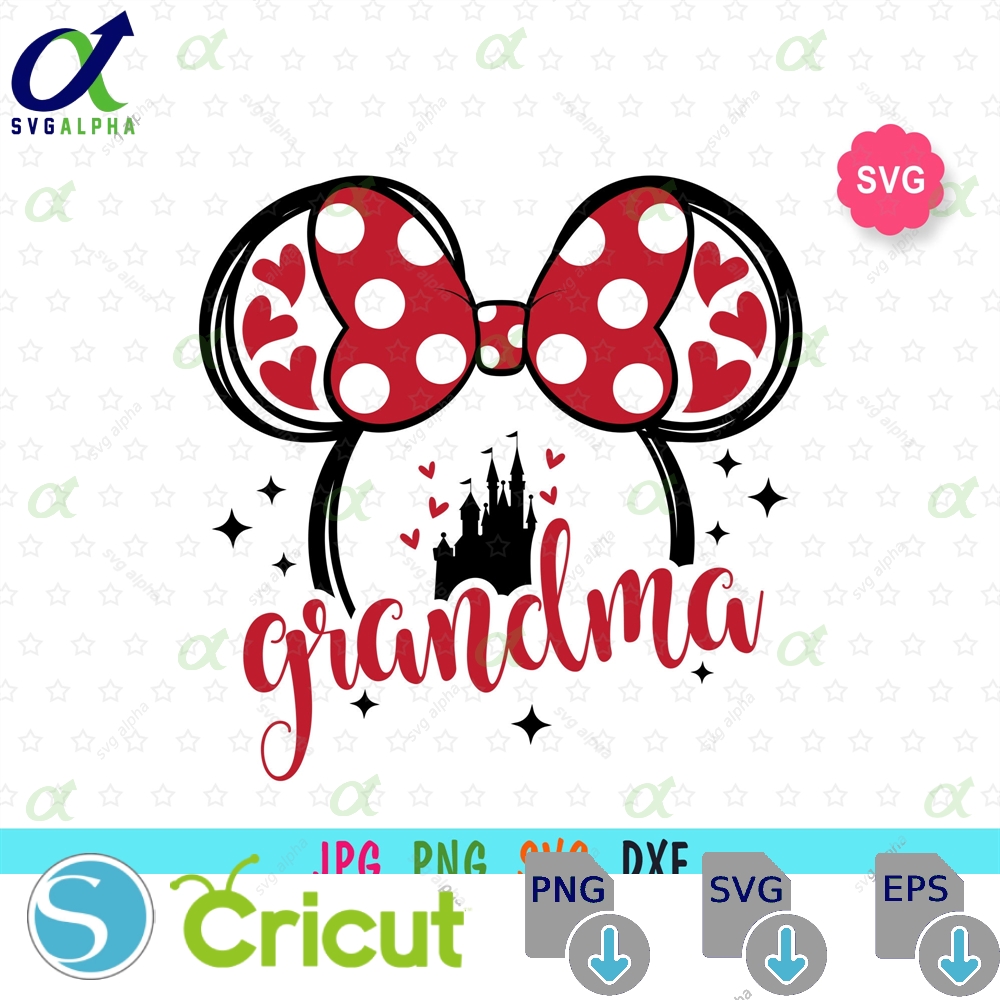 Mouse Grandma Svg For Cricut Grammy Print Tshirt Mommy Ears Svgbest Mom Ever
