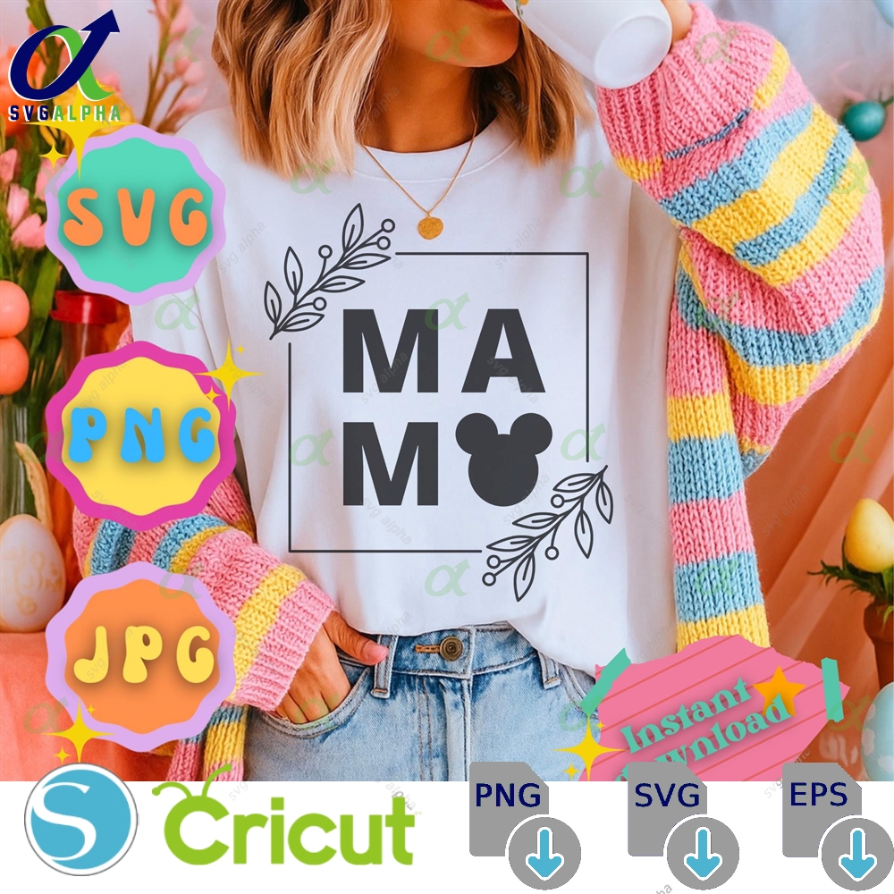 Mouse Mama Svg Png Jpg