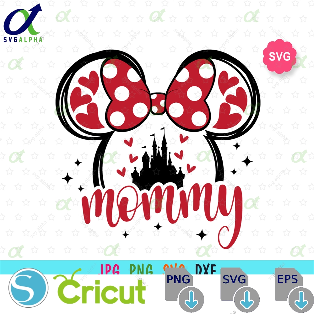 Mouse Mommy Svg For Cricut Grammy Print Tshirt Mama Ears Best Mom Ever