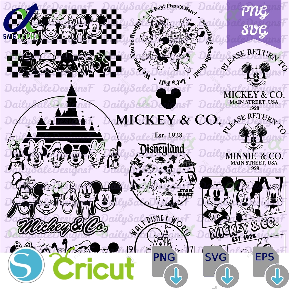 Mouse Svg Bundle Family Vacation Png Trip Vacay Mode Digital Download