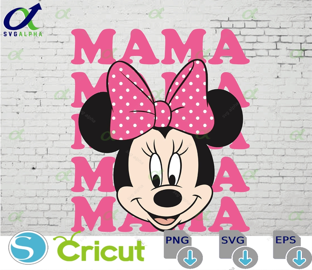 Retro Mouse Svg Png Mama Magical Family Trip Customize Gift Matching