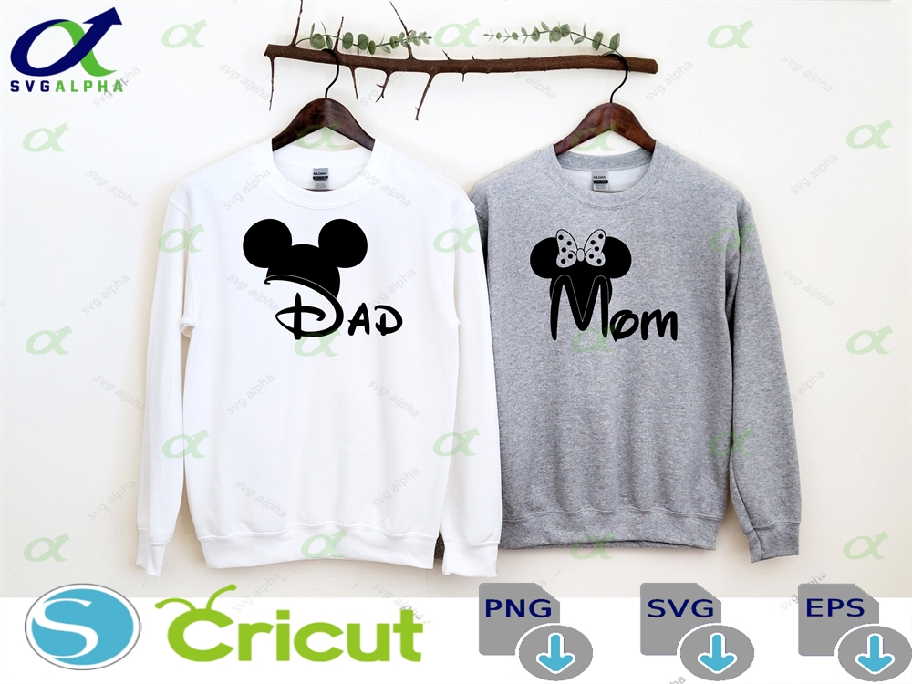 Vacation Mom And Dad Mouse Svg Shirt Png Cricut Cutting File Vinyl Cut Printable Instant Download Digital