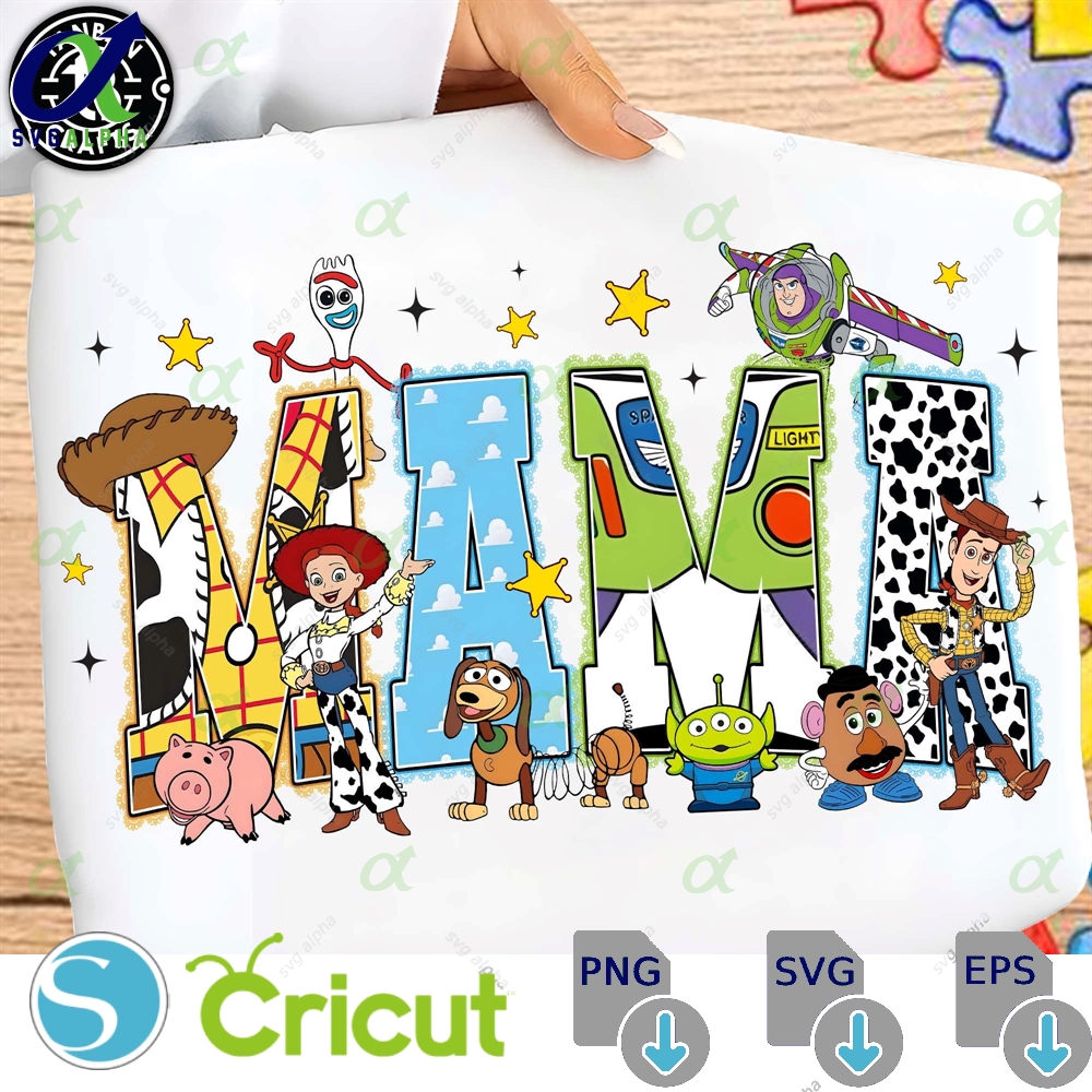 Custom With Kid Name Toy Cartoon Movie Coquette Lace Png Family Vacation Retro Mama Mom Gift For Mother S Day