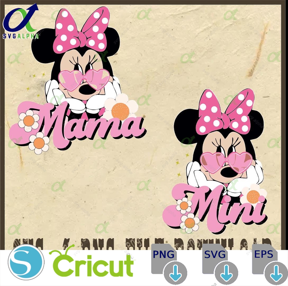 Custom Disney Minnie Mama Mini Png Mom Matching Mother S Day Mouse Disneyland Family Trip