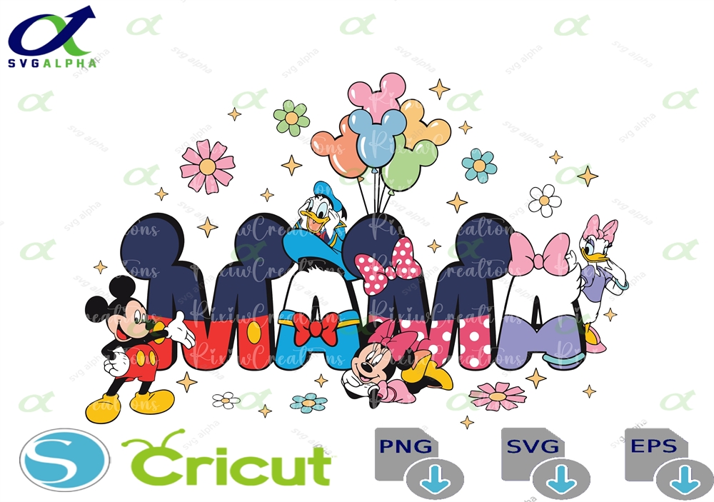 Mouse Mommy Png Mama For Sublimation Mother S Day Mom Family Matching Digital File