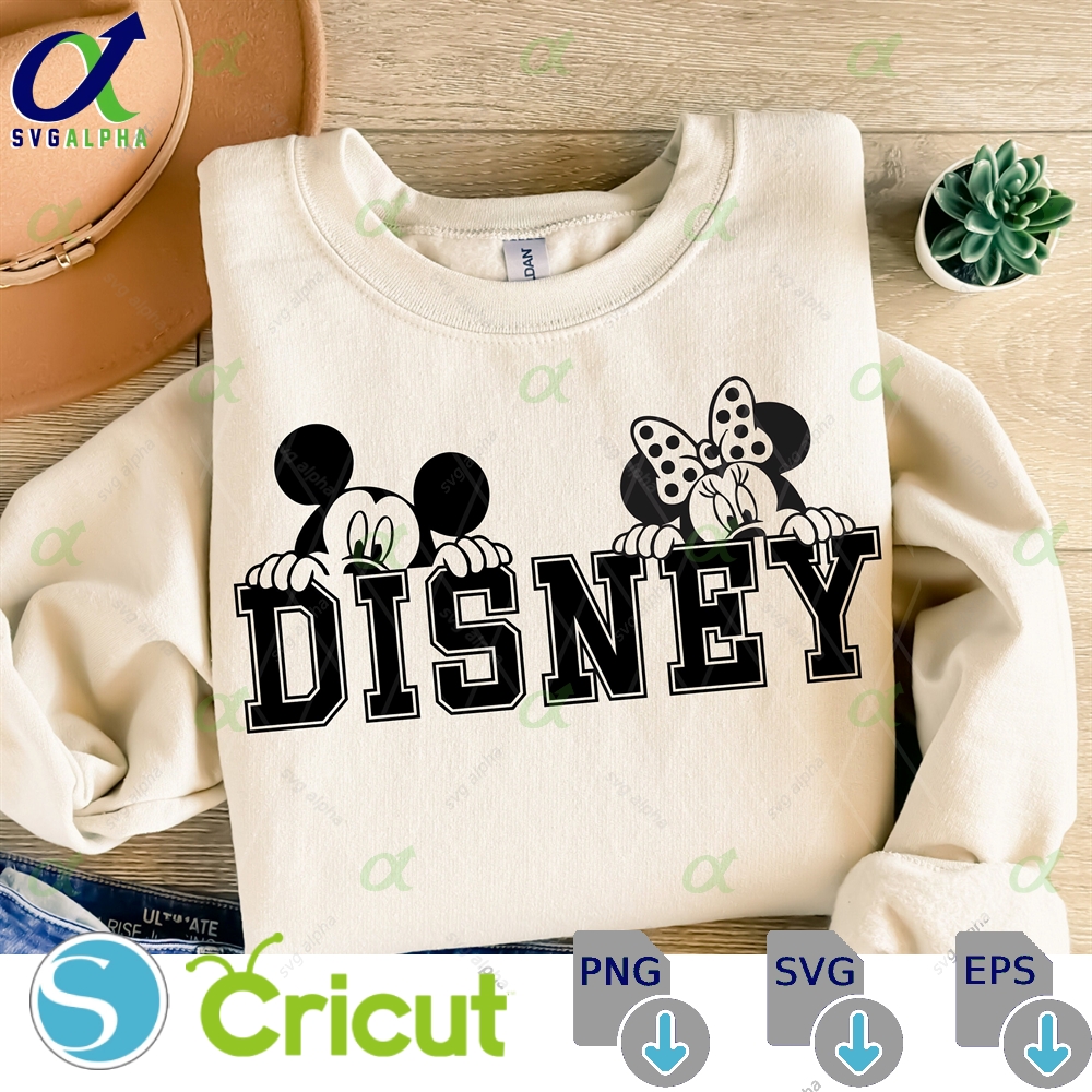 Mouse Peeking Svg Png Customize Family Trip 2026 Gift Vinyl Cut File Printable Design