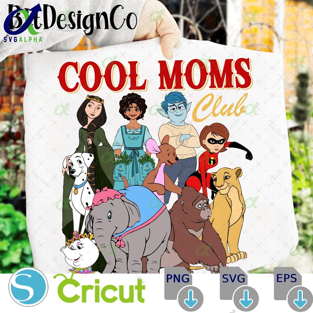 Retro Disne Mom Vibes Png Mother S Day Characters Motherhood Animal Outfits