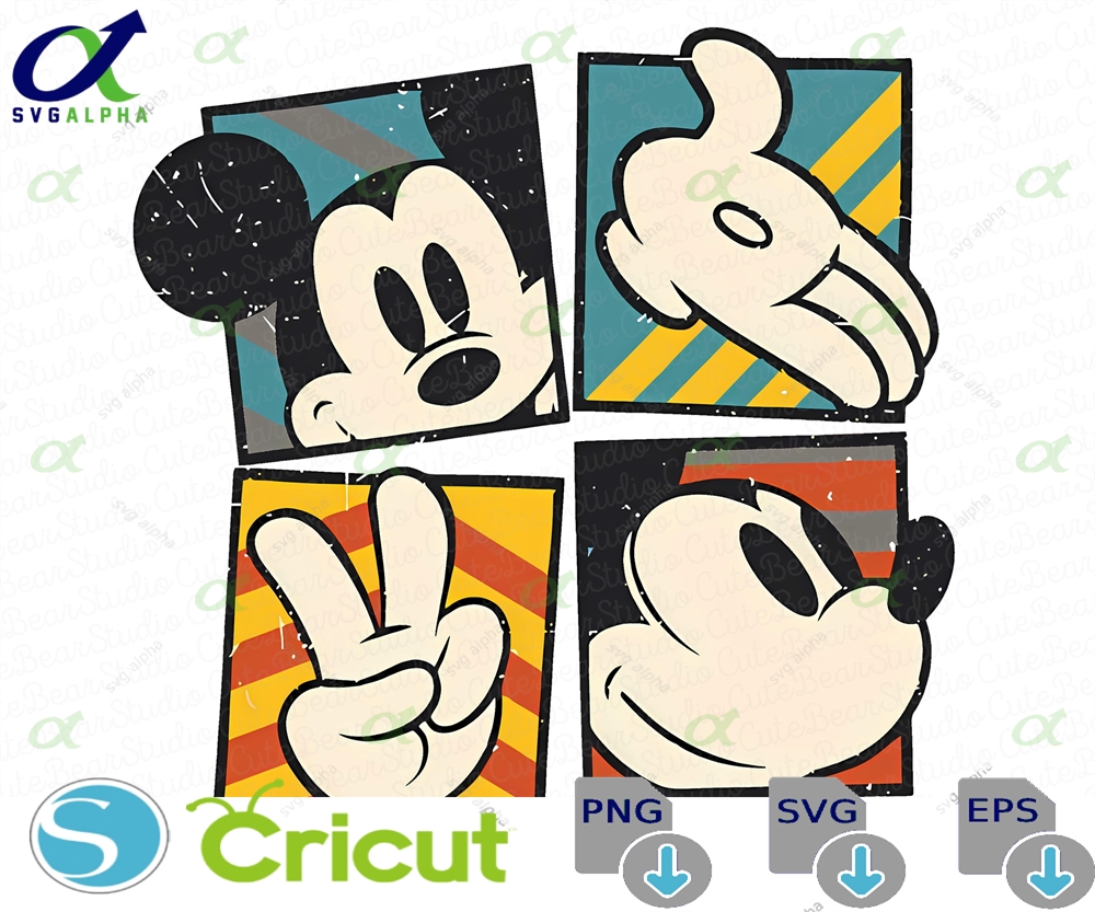 Retro Mickey Mouse Png Svg Family Vacation Trip Vacay Mode Est 1928 Shirt Digital Download