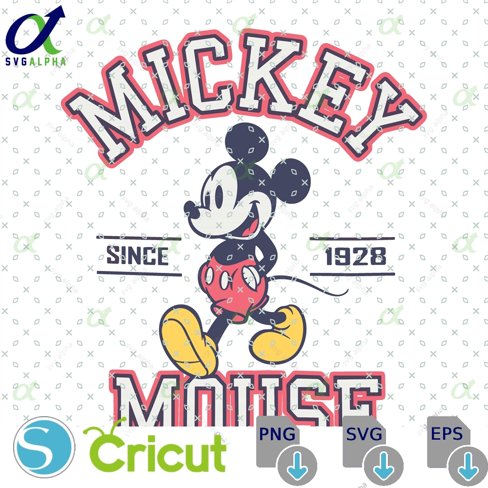Since 1928 Vintage Mickey Mouse Original Svg Family Vacation Png Trip Magic Kingdom Comfort Colors
