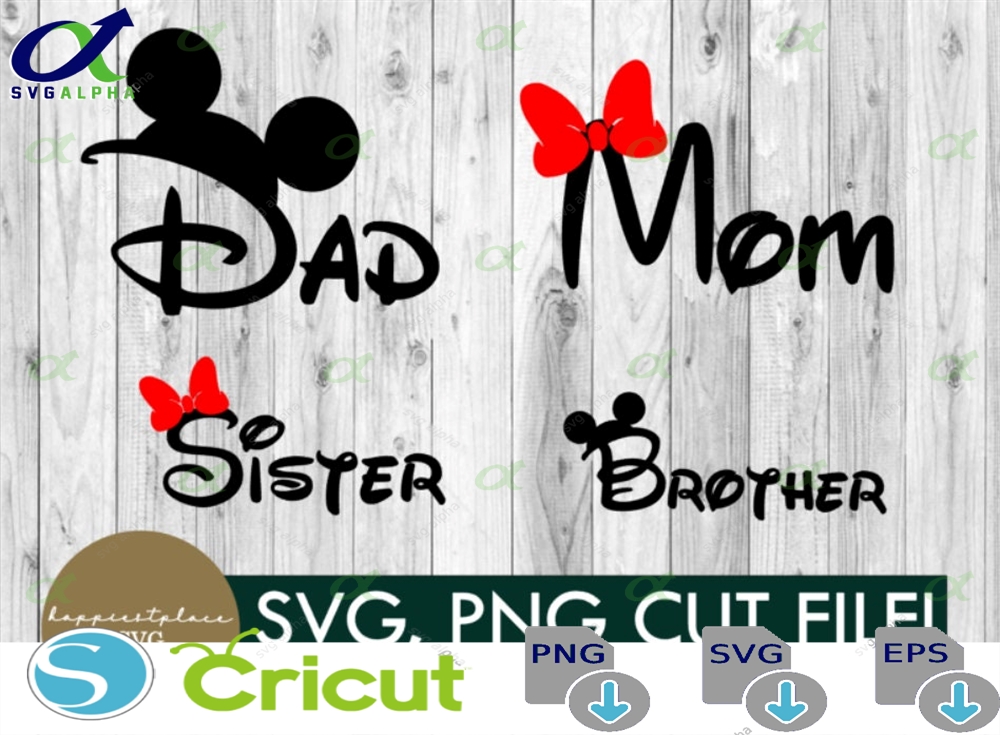 Svg Png Digital Download Momdad Brothersister Cricut Silhouettediy Shirt Vinyl Create Your Own Vacation Family Group