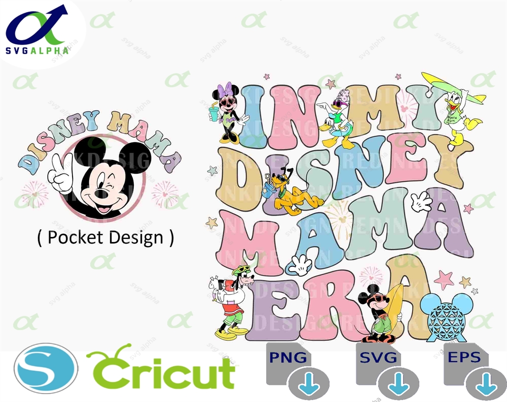 In My Mama Era Png Family Vacation Mother S Day Mouse Trip Magical Kingdom Gift For Mom Shirt Design