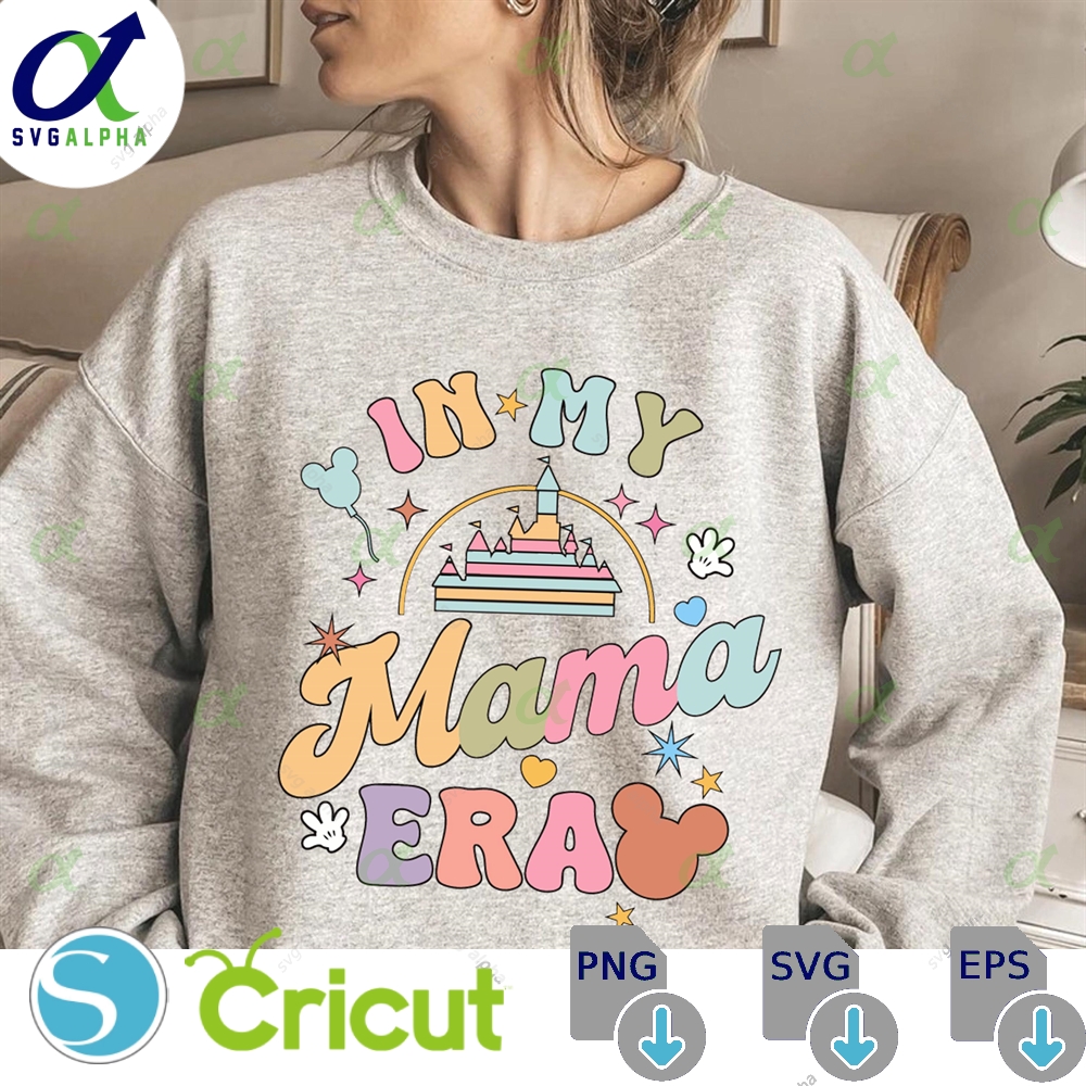 In My Mama Era Png Mother S Day Mouse Mom Family Vacation Trip Gift For Digital Download