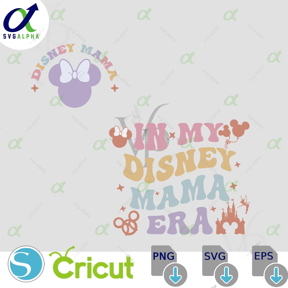 In My Mama Era Svg Family Vacation Mother S Day Mouse Mom Trip Magical Kingdom Pocket Digital Download