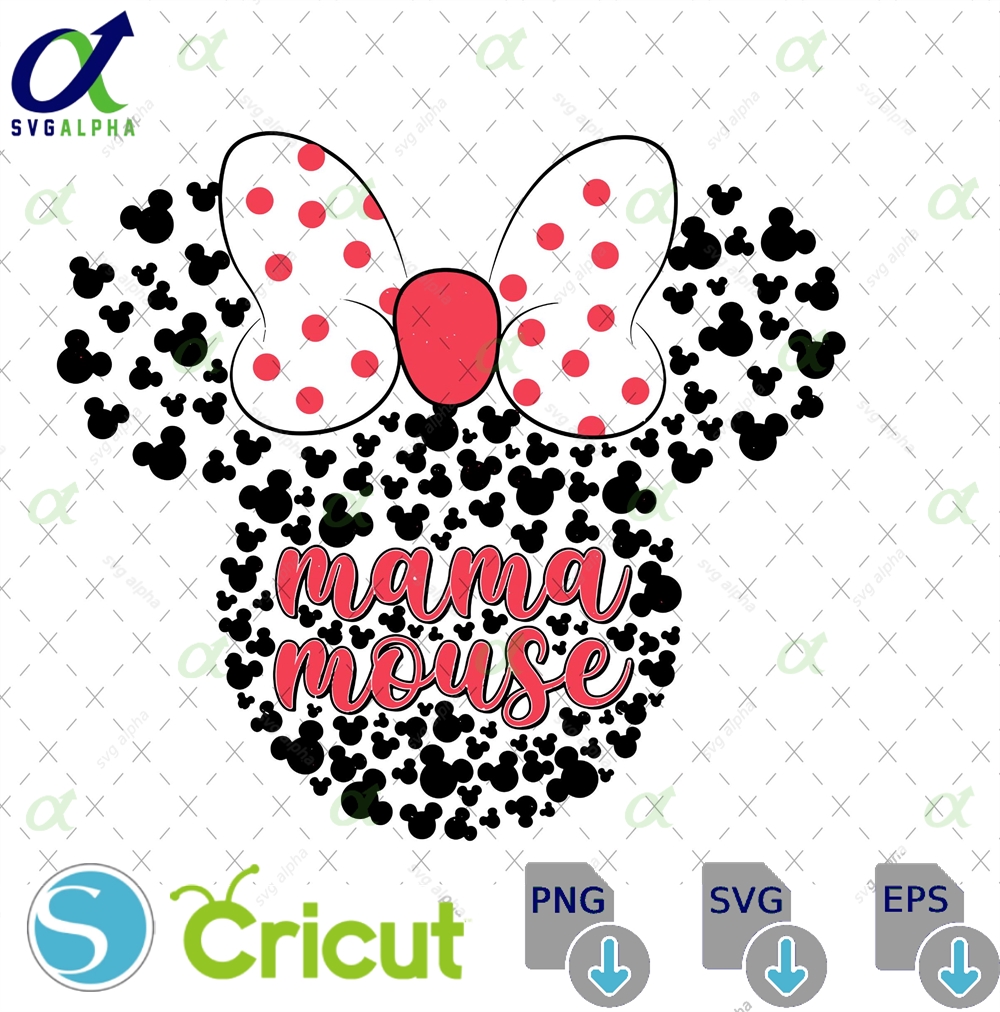 Mama Mouse Svg Family Trip Matching Design Digital File