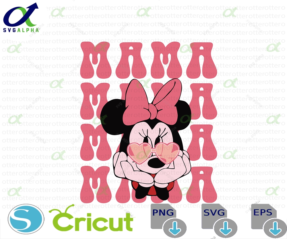 Mama Mouse Svg Family Vacation Vacay Mode Head Magical Castle Gift For Mom Digital File