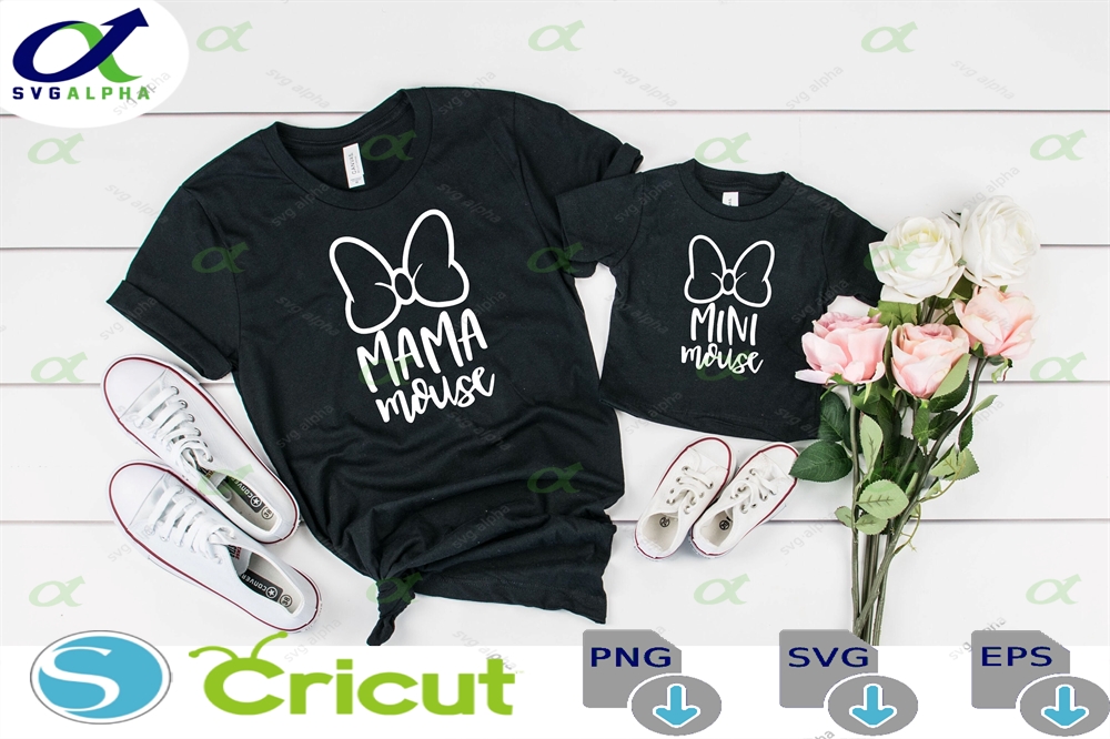 Mama Mouse Svg Mini Magical Family Trip Customize Gift Vinyl Cut File Pdf Jpg Png Ai Printable Design Files