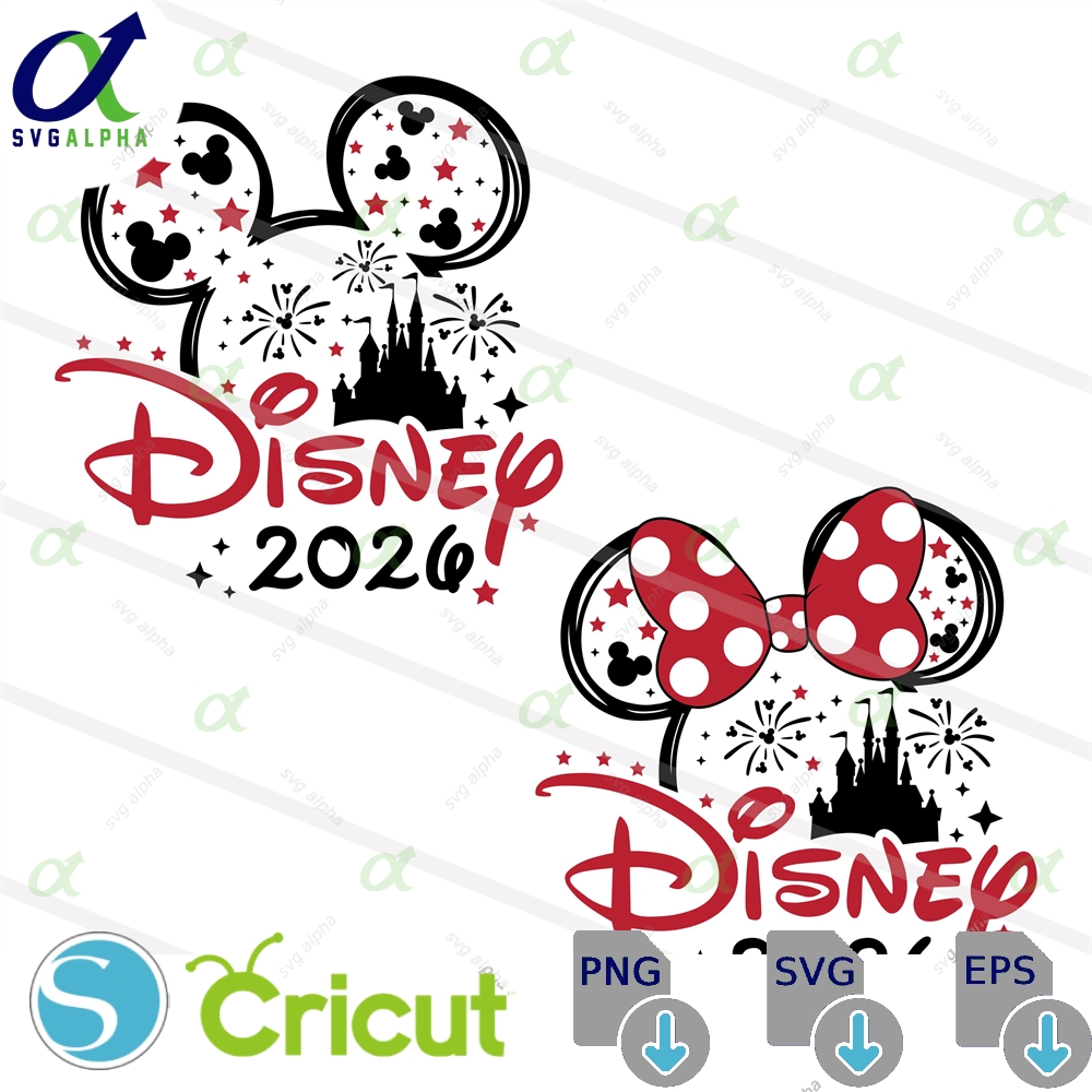 Mickey Minnie 2026 Svg Family Trip Bundle Vacation Magical Kingdom Vacay Mode Best Day Ever Squad