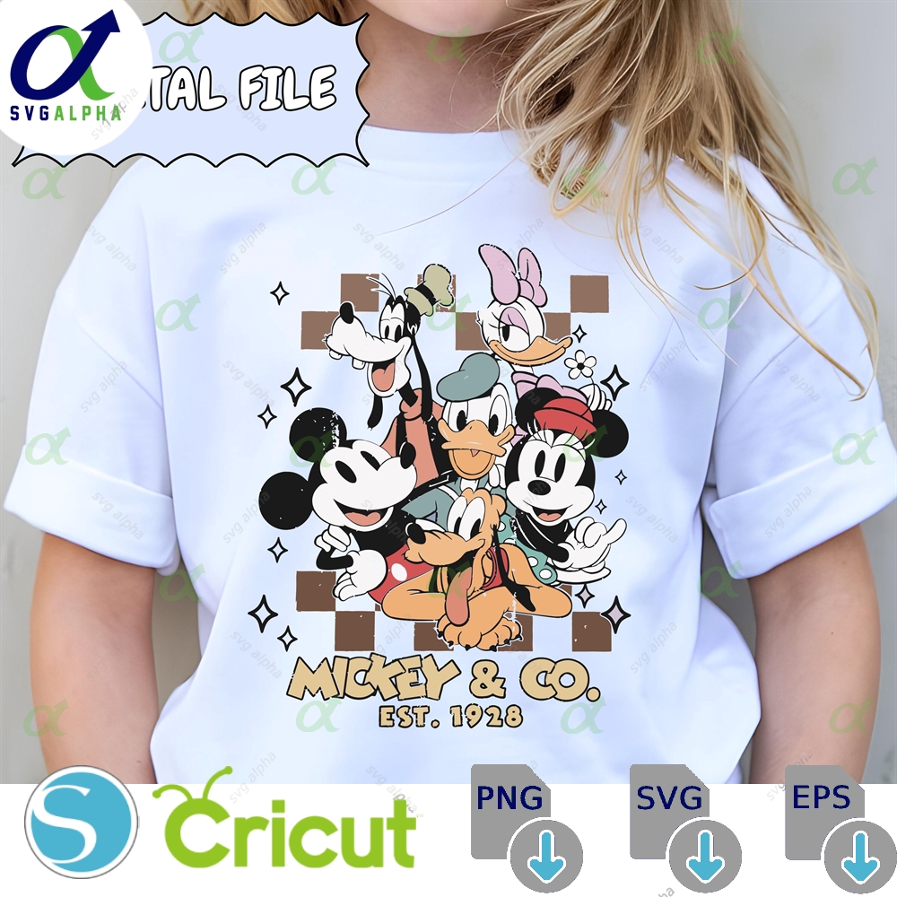 Mickey Mouse And Friends Svg Bundle Family Vacation Png Instant Download