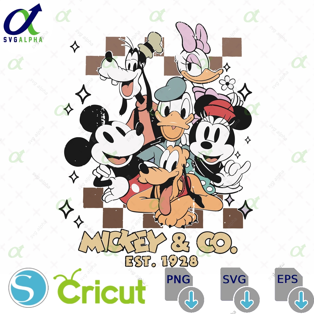 Mickey Mouse Friends Svg Bundle Family Vacation Trip Png Digital File