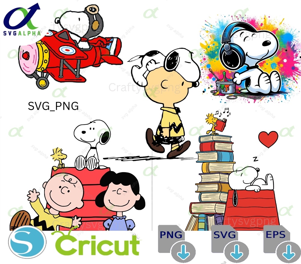 Cartoon Boy Dog Hug Clipart Retro Cute Friends Digital Download Charlie Brown Inspired Snoopy Style Svg Png New