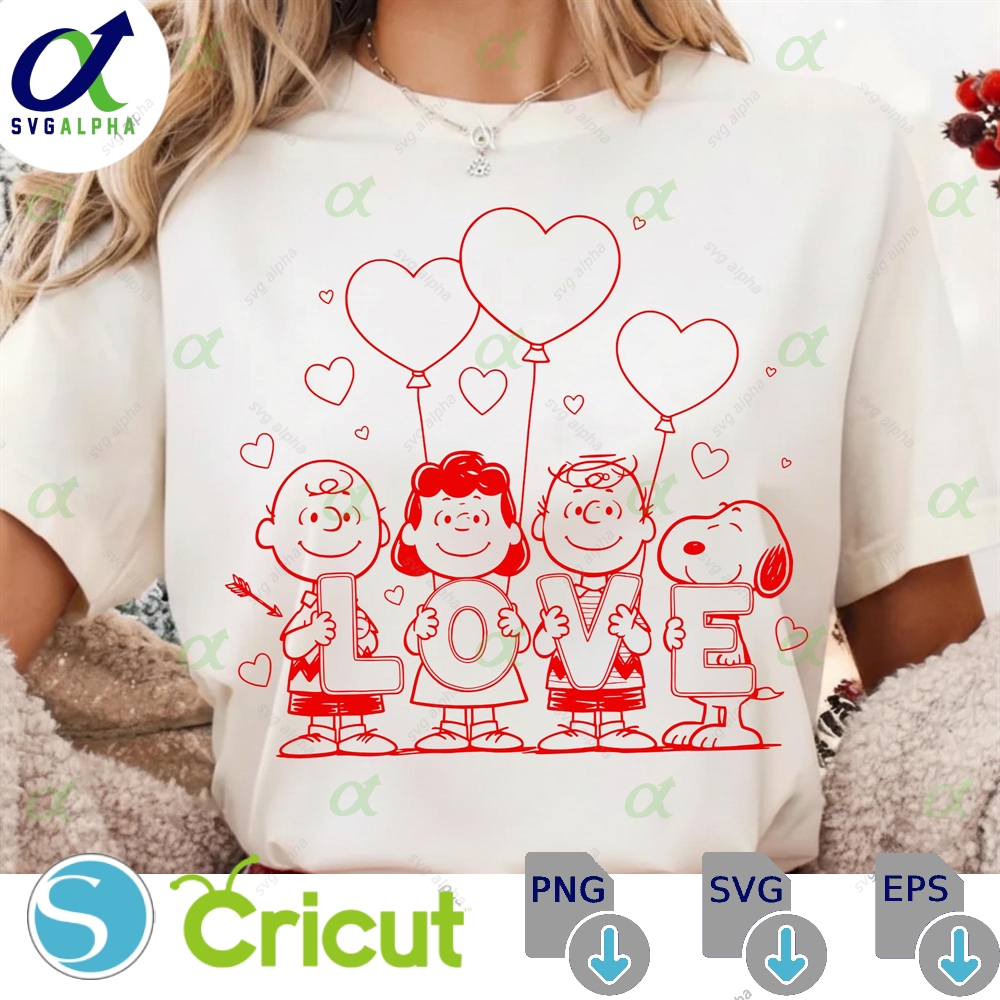 Cute Snoop Svg Bundle Cartoon Puppy Clipart Valentine Dog Download For Cricut Sublimation Snoopy Png