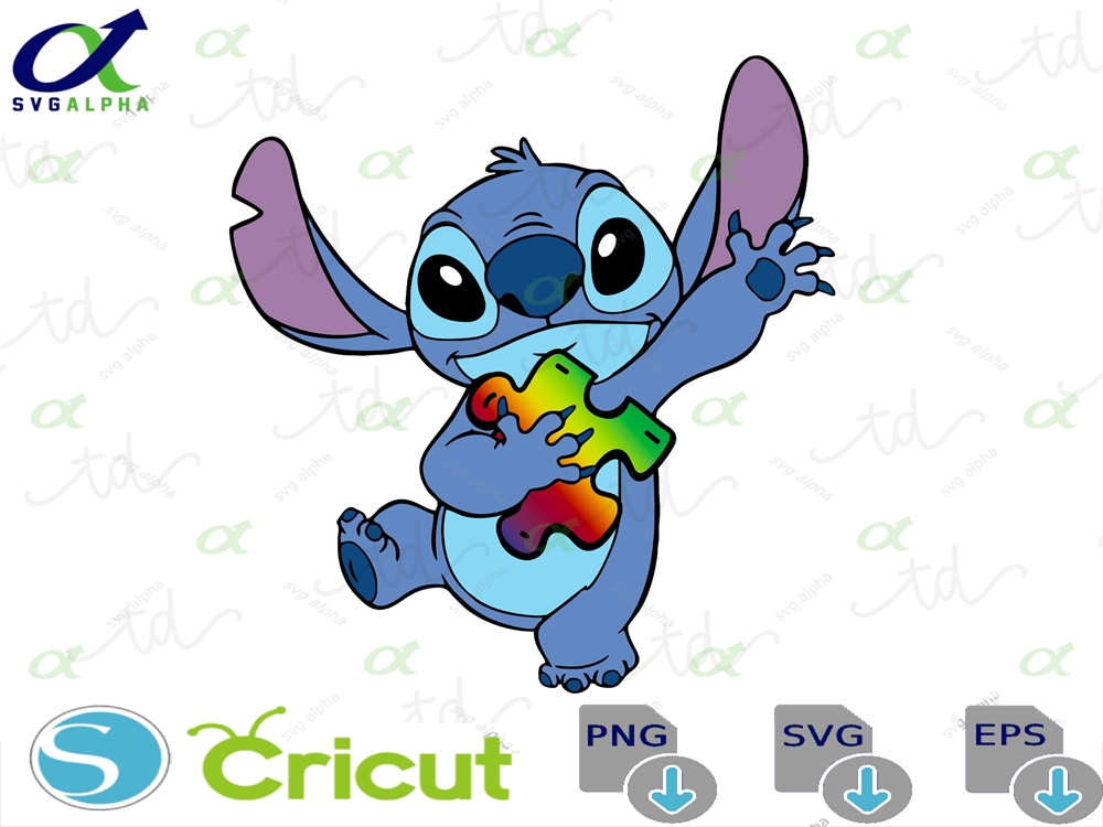Autism Awareness Stitch Shirt Svg Cricut Cut File Png For Mom Shirts Acceptance Silhouette Files
