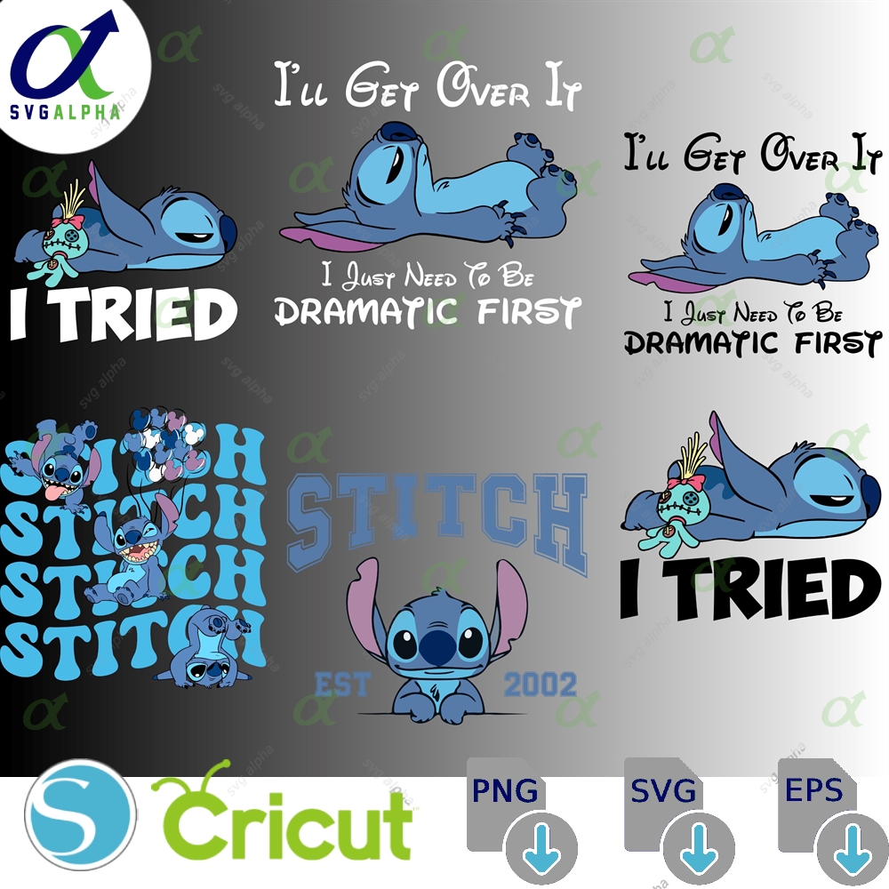 Disney Stitch Svg Png Design Digital Files