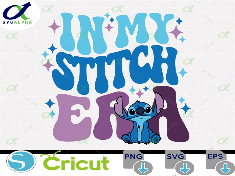 In My Stitch Era Svg Cut Files For Cricut Png Instant Download Cod114