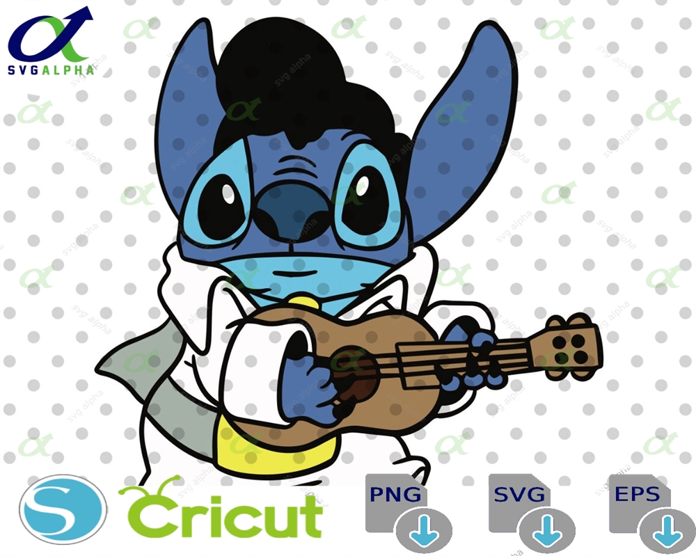 Ohana Svg Stitch In Love Guitar