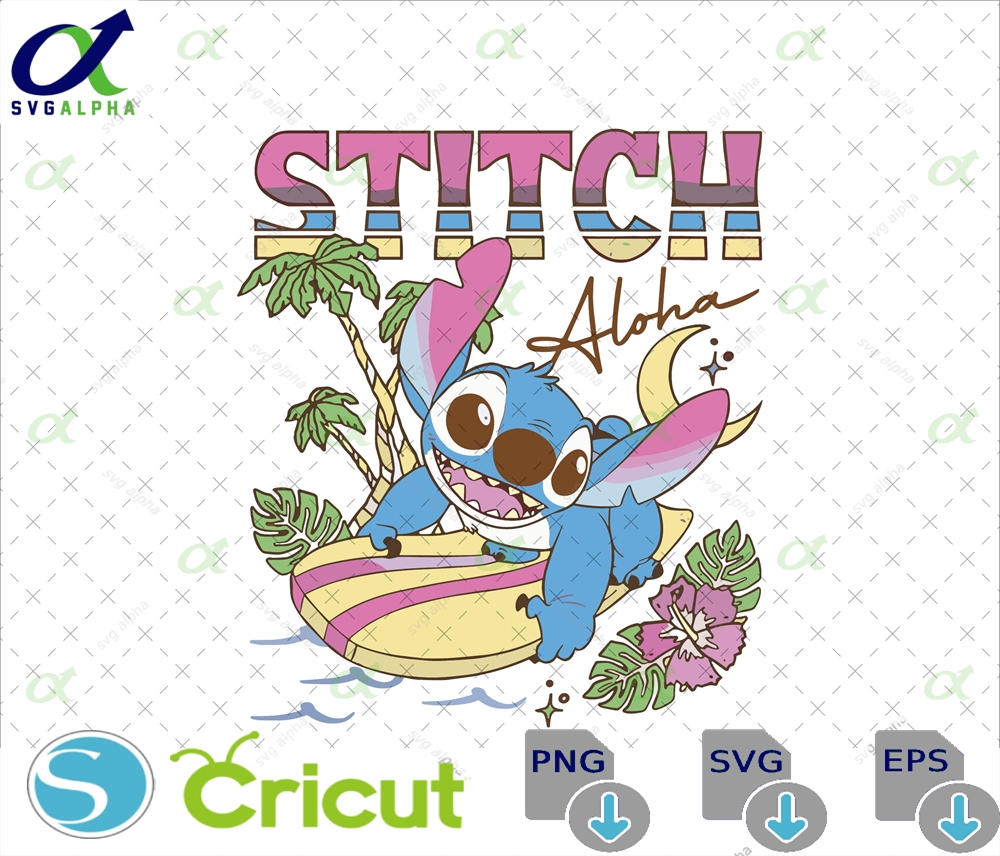 Stitch Family Vacation Svg Png Lilo And Aloha Digital Download