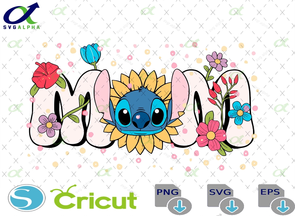 Stitch Mom Png Lilo Mother S Day Design Digital Download