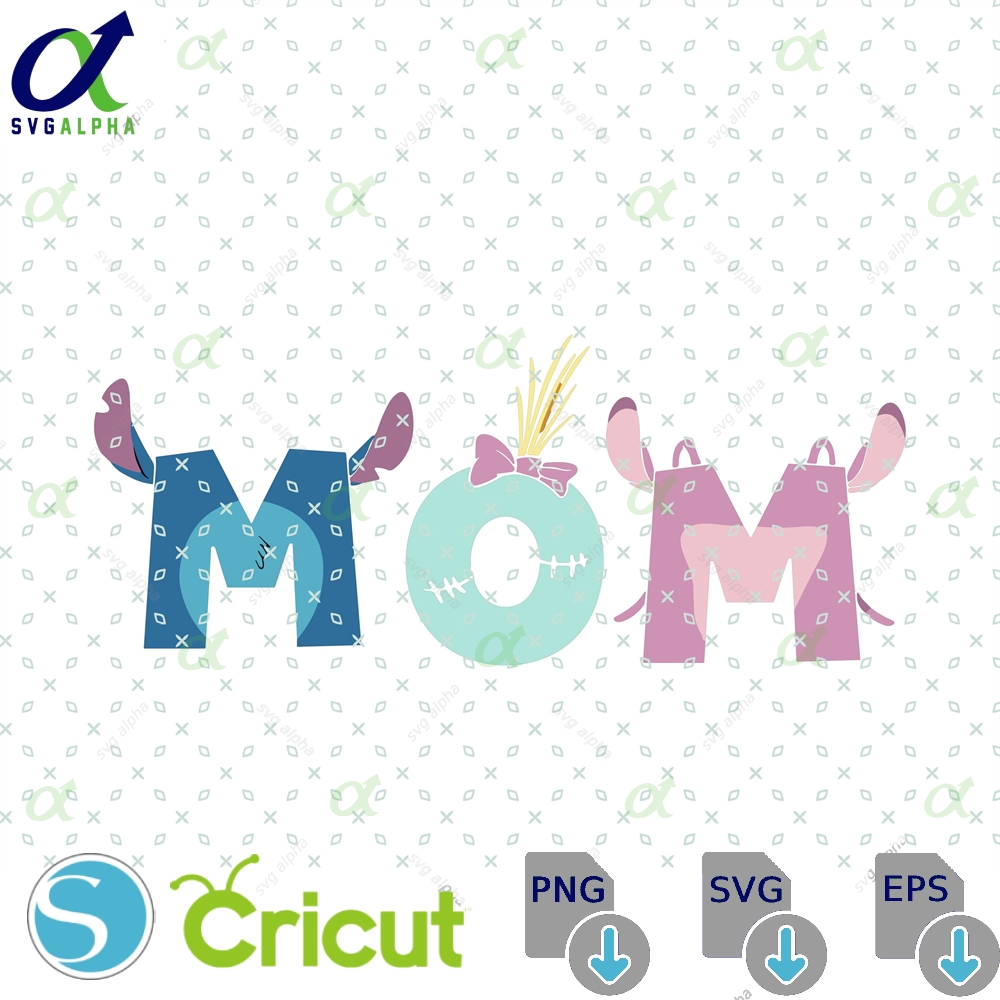 Stitch Mom Png Svg Mother S Day Mommy Life Trip Gift For Is My Spirit Animal