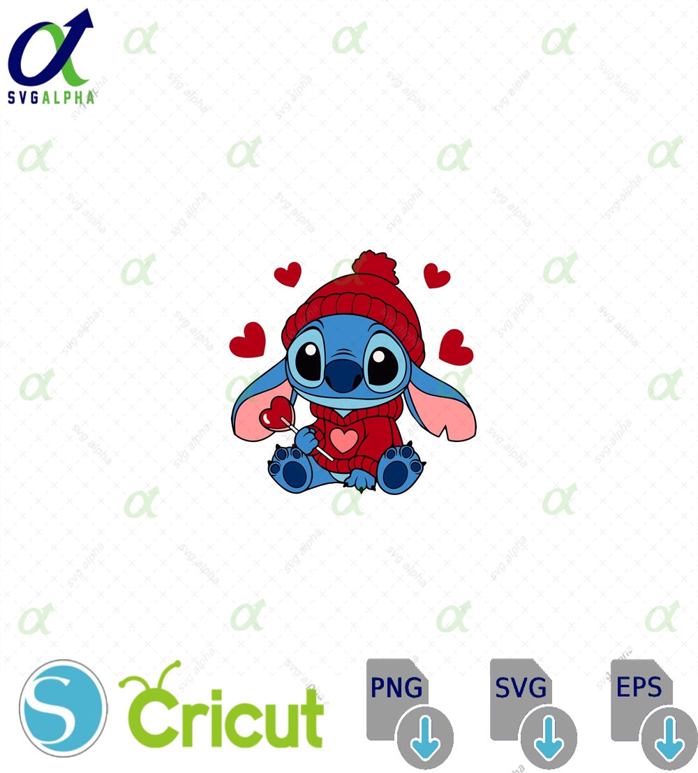 Stitch Mother S Day Png Love Svg Files Digital Download